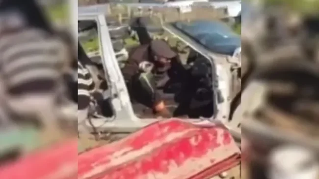 זה מה שקרה לערבי שבדק את רכבו השרוף