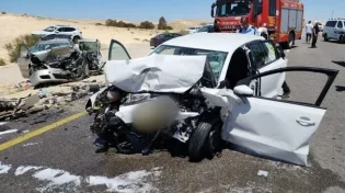 תאונה הקטלנית בדרום: הפעוט נהרג, אביו ואחיו נפצעו