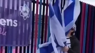 קנדה: ערבי בכאפייה תועד תולש ושורף דגלי ישראל