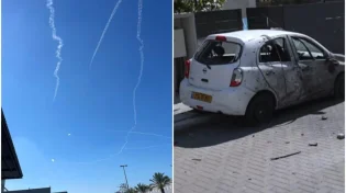 ניצלו בנס מהטיל: "הרכב שלנו נפגע, אשתי הייתה בדרכה אליו"