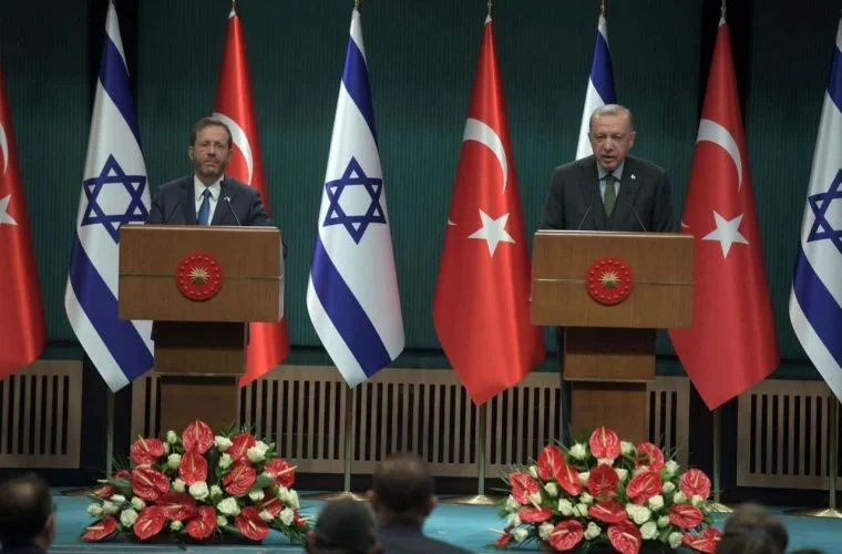 לרגל הניצחון: הנשיא הרצוג שוחח עם ארדואן