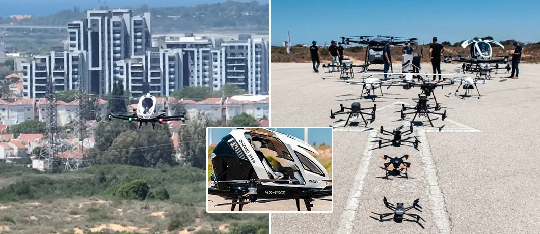 צפו: ניסוי ראשון של מונית אווירית בוצע בישראל 