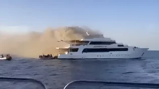 תיעוד: היאכטה בסיני עלתה באש, שלושה נוסעים נעדרים 