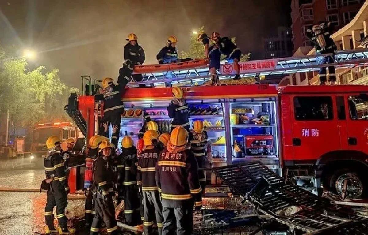 עשרות הרוגים מפיצוץ גז במסעדה סינית