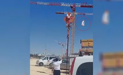 ויראלי: מה קרה כשהמנופאי שכח להניח תפילין?