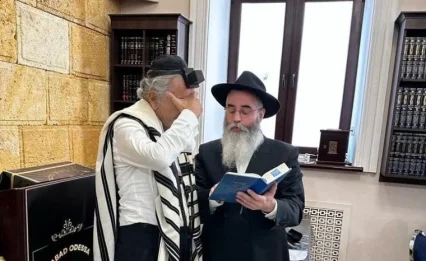 הכנת סרט הקולנוע באודסה נגמר בהנחת תפילין של המפורסם הצרפתי