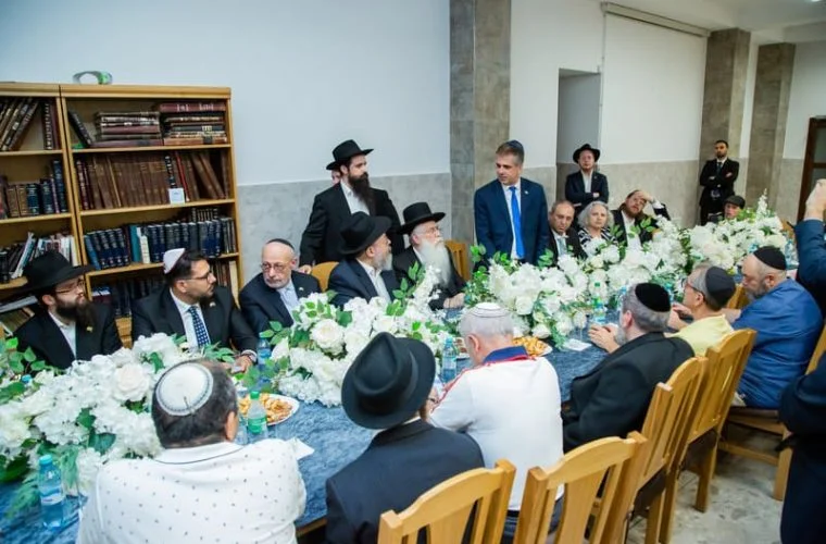 לקראת ראש השנה באומן: שר החוץ אלי כהן נפגש עם נשיאת מולדובה