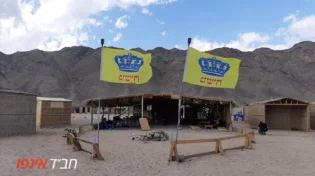 חריג בסיני: חרדי התעטף בדגל "משיח", נקלע לעימות ונעצר
