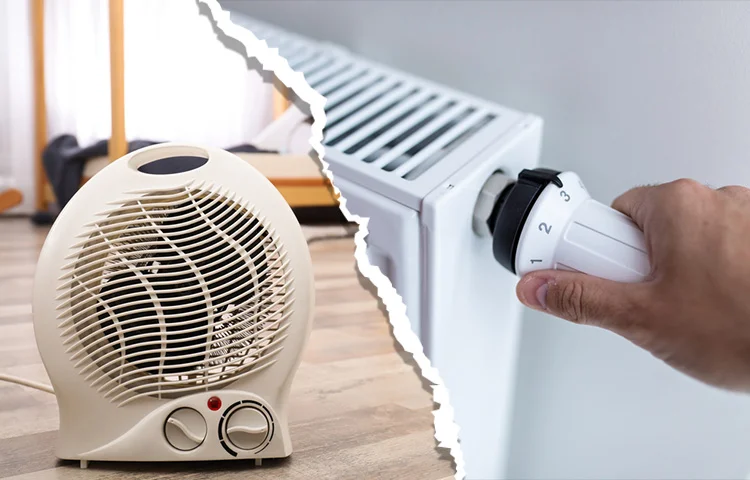 מה צורך (לוקח) יותר חשמל רדיאטור או מפזר חום?