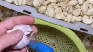 את זה עוד לא ראיתם: שיטת קילוף שום מטורפת - עם סכין