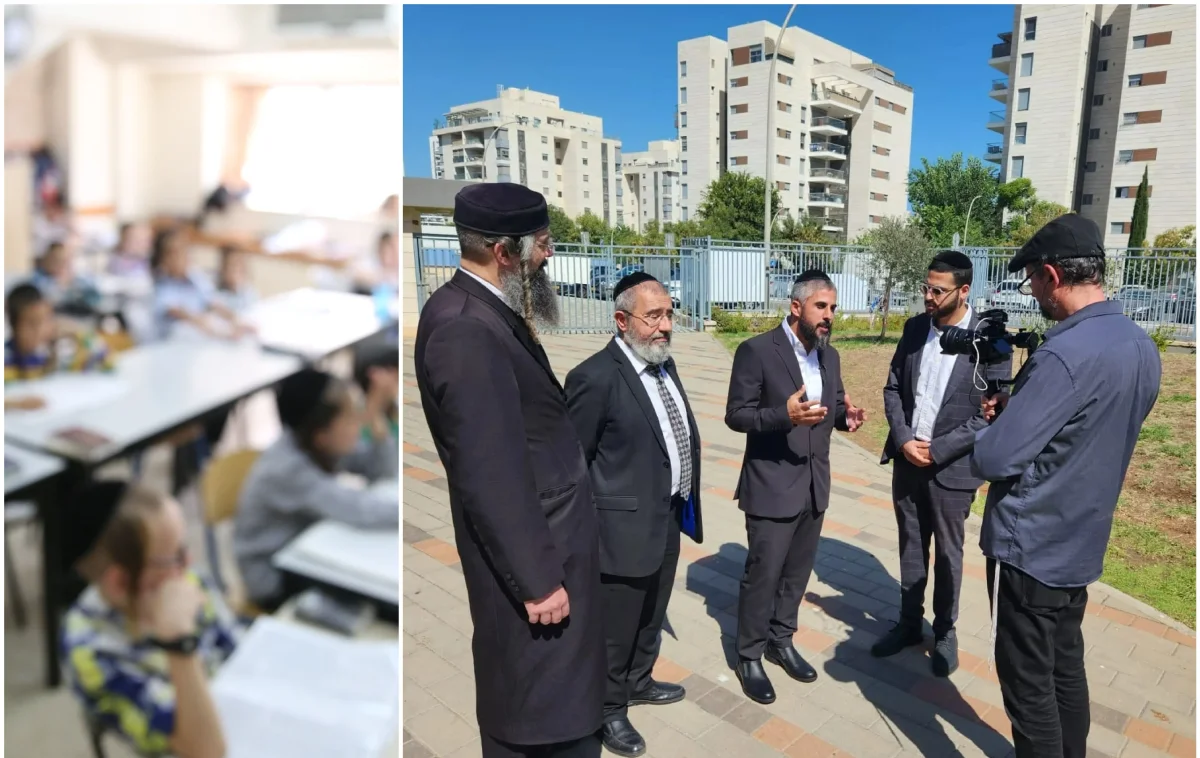 מרגש: תינוקות של בית רבן במעמד עוצמתי עם גדולי הרבנים 