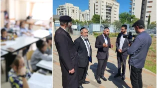 מרגש: תינוקות של בית רבן במעמד עוצמתי עם גדולי הרבנים