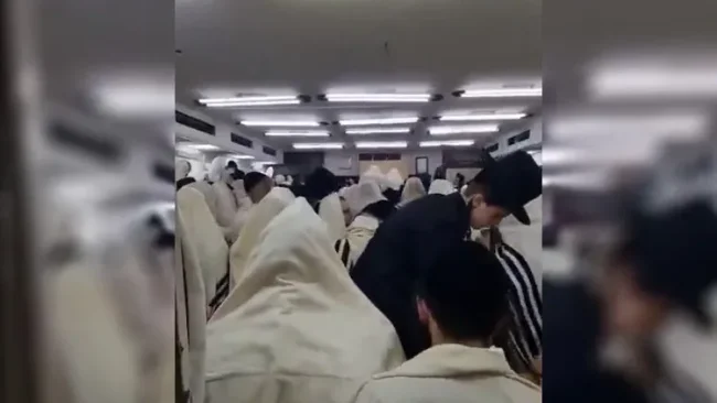 אמשינוב: תקיעת השופר נמשך אל תוך הלילה - צפו