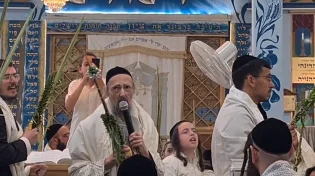 תפילת חג אצל הצדיק הרב דב קוק בבית מדרשו בטבריה