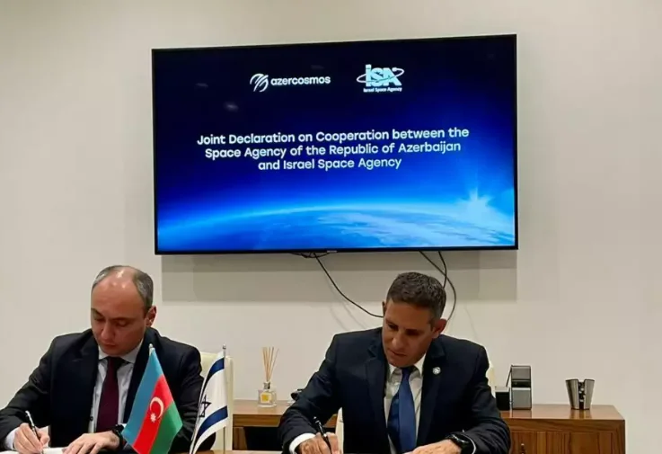 ישראל חתמה על הסכם היסטורי עם אזרבייג'ן בתחום החלל 