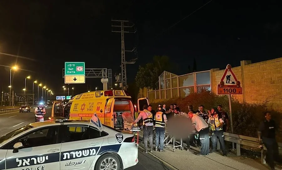 נהג רכב בן 20 נפצע קשה לאחר שנפל לתעלה בזמן אזעקה