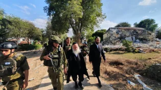 "התחוללה כאן שואה": השר החרדי ביקר בעוטף עזה