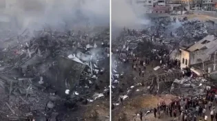 הרחוב בעזה הושמד ומתחת התגלה רשת מנהרות - צפו