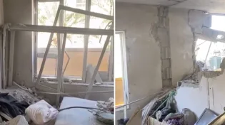 פגיעה ישירה בבית בקריית גת: רק שתמונות הרבנים נשארו כפי שהן
