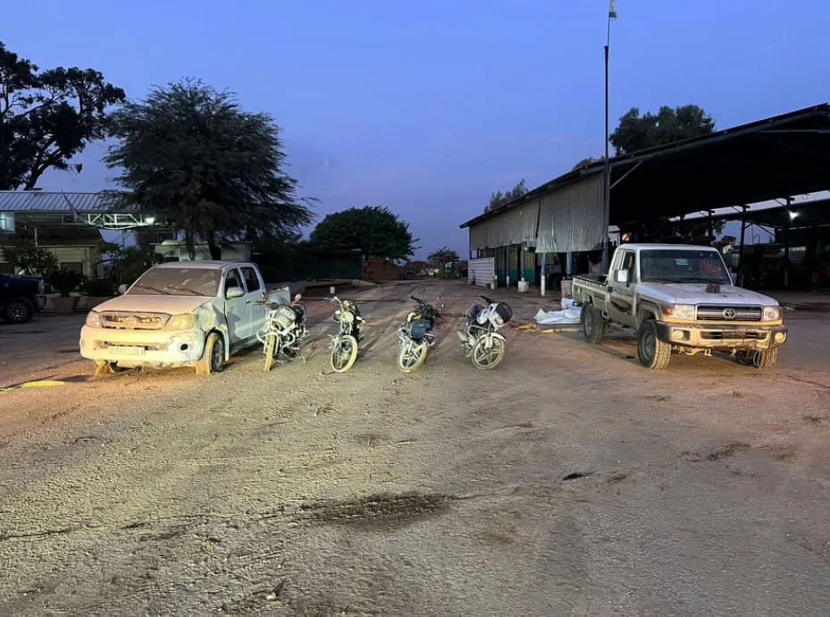 המשטרה החרימה אמצעי לחימה ורכבים ששימשו את המחבלים בטבח המשטרה החרימה אמצעי לחימה ורכבים ששימשו את המחבלים בטבח