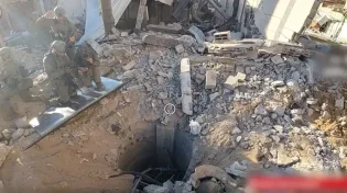 רחפן צה''ל תיעד את רשת מנהרות החמאס