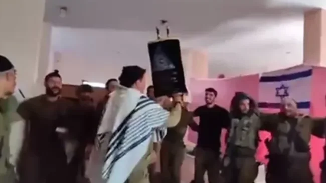 כך נראית הפעילות בית כנסת בבית חאנון