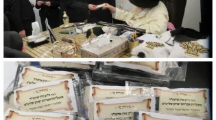 קידוש ה': האדמו"ר חיזק את הבחורים המיוחדים והעניק שי נדיר