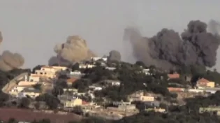 תיעוד כזה לא ראיתם: הפצצת מתחמי חיזבאללה בלבנון