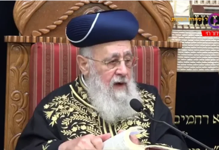 מרן הראשל"צ יצחק יוסף במכתב לרב הצבאי: "גורמים נזק לעם ישראל