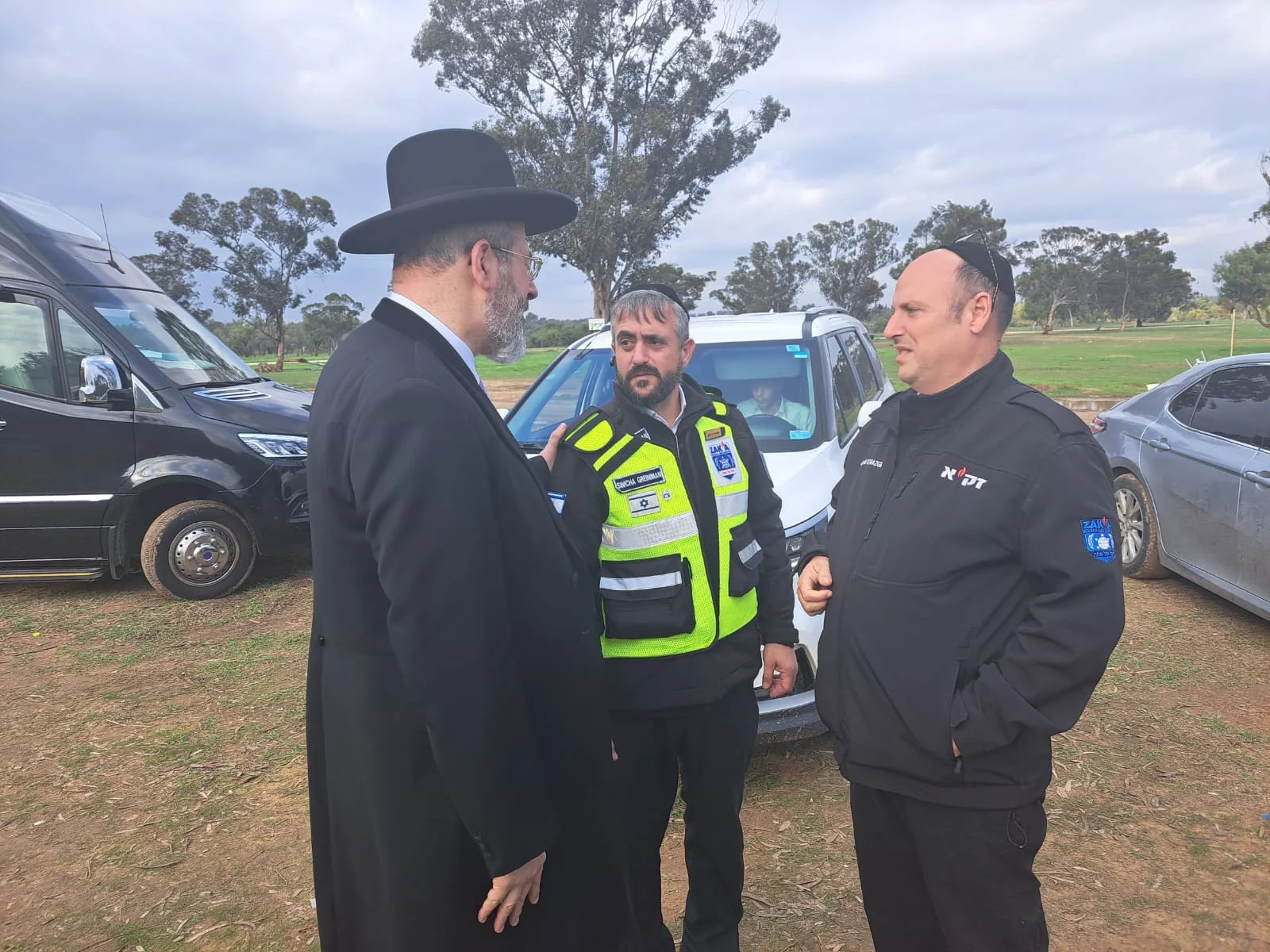 זירות קשות ומורכבות: הרב לאו חיזק את אנשי זק"א בדרום