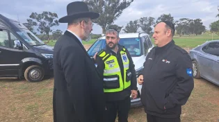 זירות קשות ומורכבות: הרב לאו חיזק את אנשי זק"א בדרום