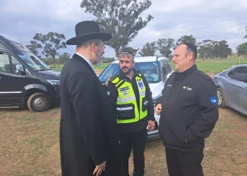 זירות קשות ומורכבות: הרב לאו חיזק את אנשי זק"א בדרום