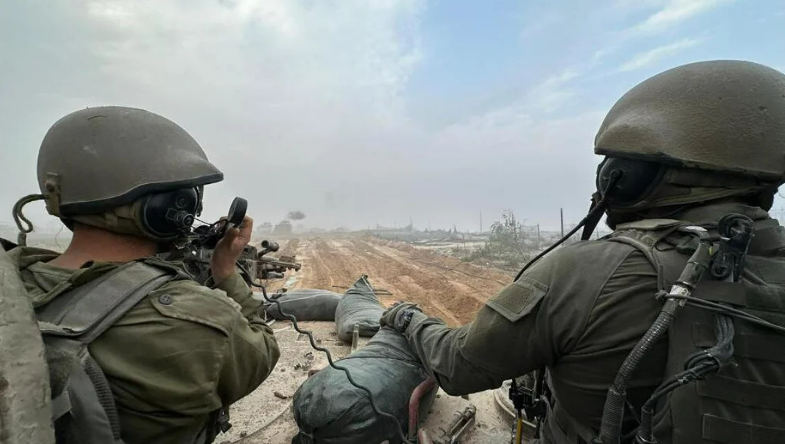 כוחות צה"ל נלחמים ברצועה