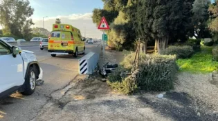 טרגדיה בכביש 4: רוכב אופנוע נהרג מפגיעת רכב 
