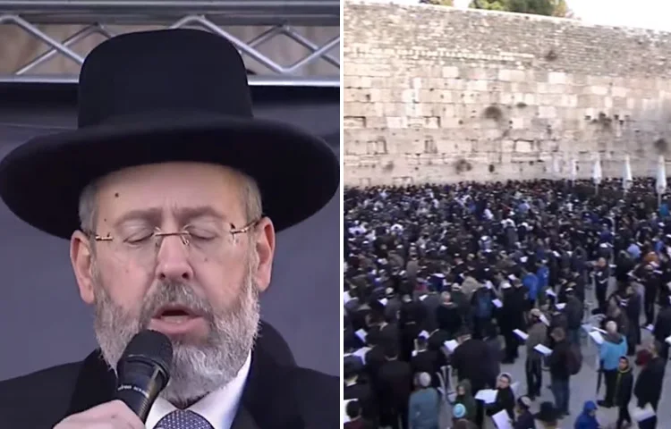 עצרת תפילה בכותל עצרת תפילה בכותל