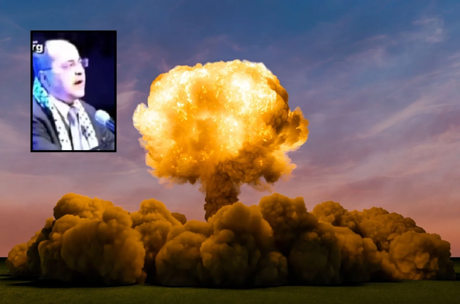 בתמונה: אחמד טיבי מתראיין