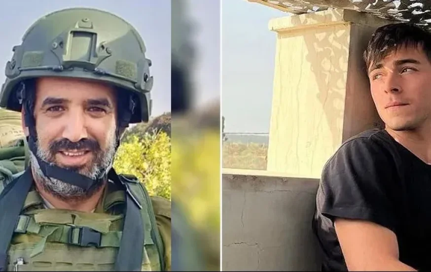 רס"ל (במיל') ניצן שסלר (מימין) ורס"ם (במיל') נועם אשרם 