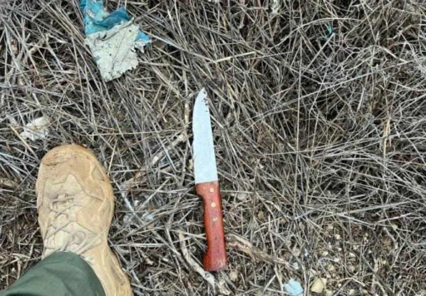 הסכין שנשאה המחבלת