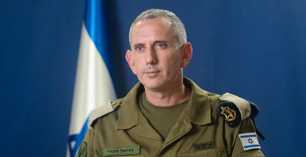 דובר צה"ל דניאל הגרי. דובר צה"ל דניאל הגרי.