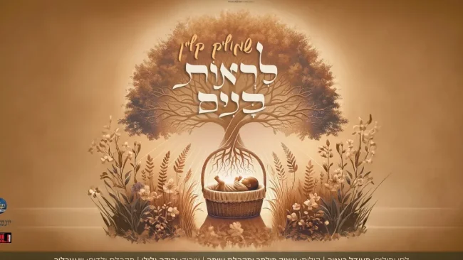 שמוליק קליין מרגש עם סינגל חדש "לראות בנים"