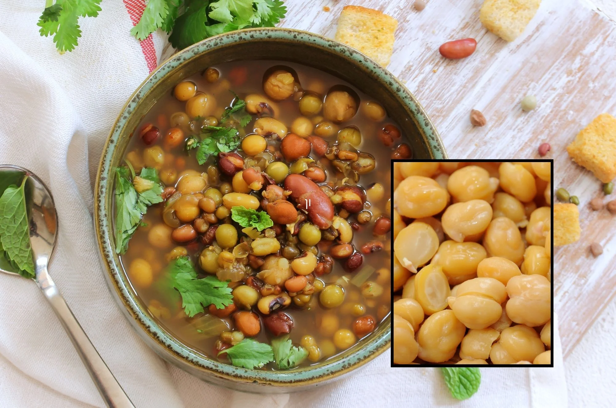 בוסט של חלבונים: עוד סיבה לאכול מרק חומוס 