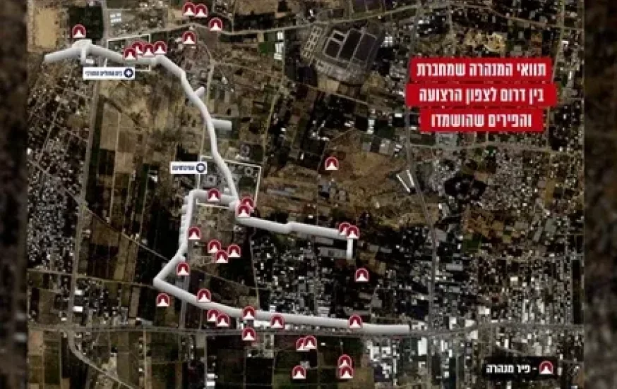 רשת המנהרות שנחשפה. "שימשה לתנועת פעילים בין חטיבות בצפון ובדרום"