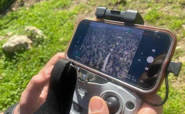 סורקים שטחים עם רחפן בחיפושים אחר הילדה היימנוט שנעדרת מצפת