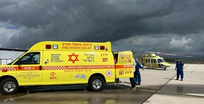 פינוי הפצועים מתקיפת הנ"ט