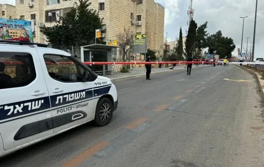 זירת הפיגוע בנווה יעקב.