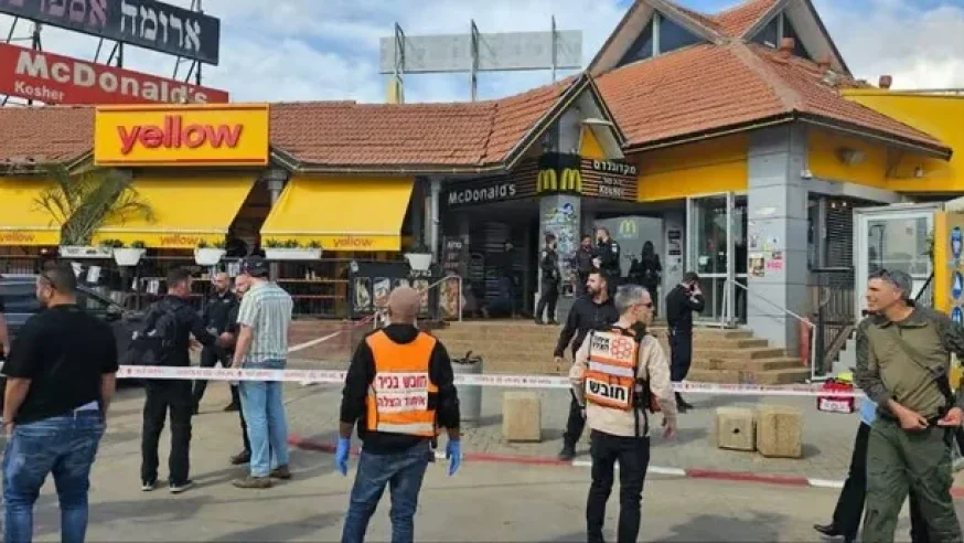 זירת הפיגוע בבית קמה