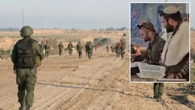 באופן חריג ובהוראת הרבנות הלוחמים קראו את המגילה 
