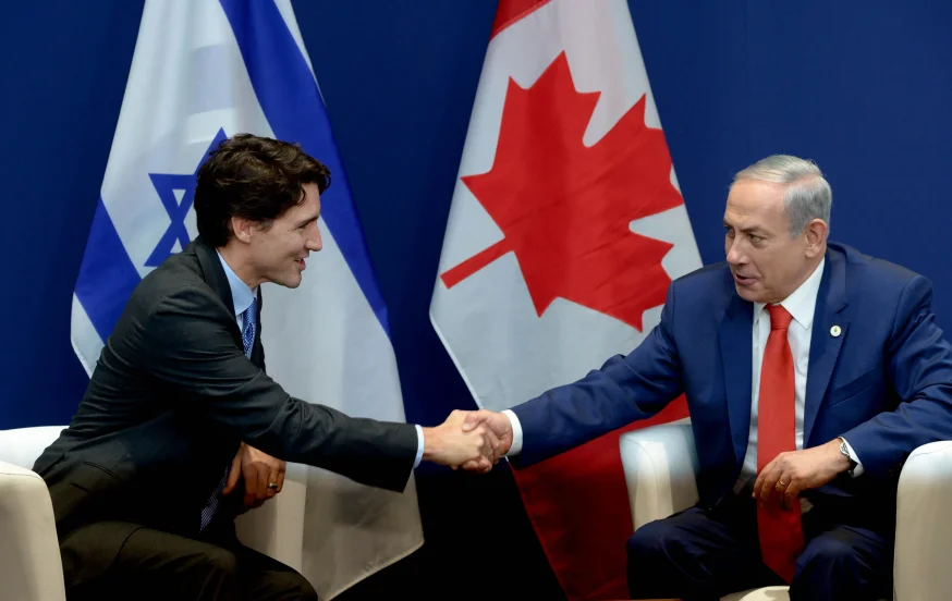רה"מ נתניהו ור"מ קנדה טרודו. ארכיון. רה"מ נתניהו ור"מ קנדה טרודו. ארכיון.