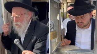 צפו: הרגעים המרגשים על קברו של מרן שר התורה