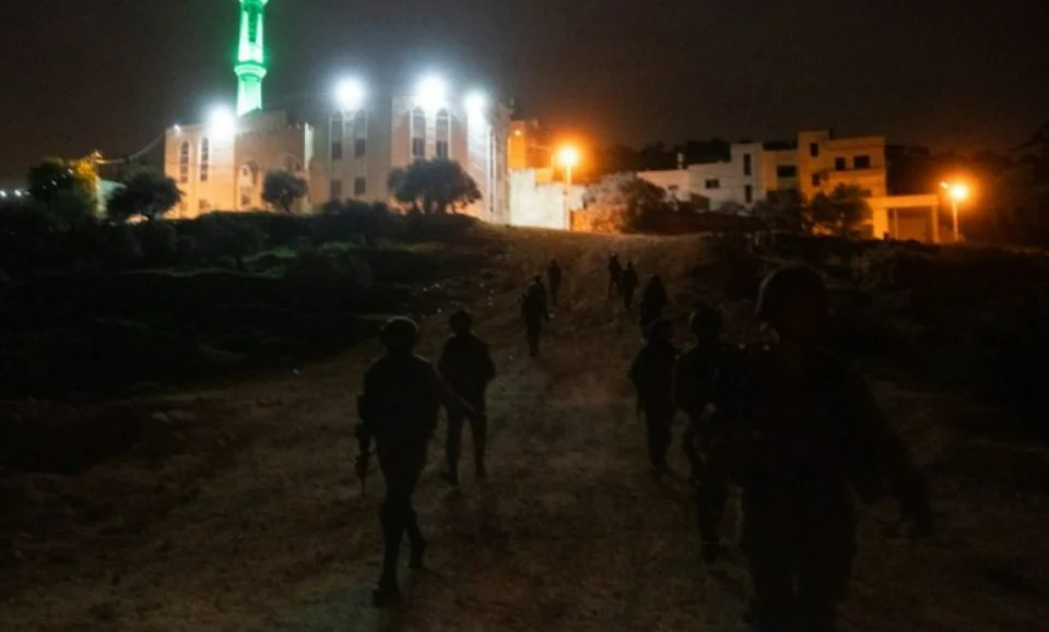 כוחות צה"ל בפעילות בג'נין.